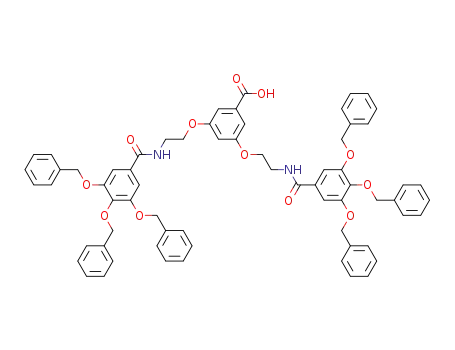 3,5-bis-[2-(3,4,5-tris-benzyloxy-benzoylamino)-ethoxy]-benzoic acid