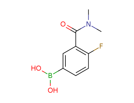 (3-(Dimethylcarbamoyl)-4-fluorophenyl)boronic acid