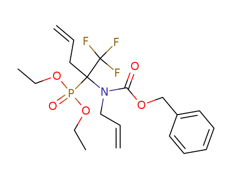 Carbamic acid,
[1-(diethoxyphosphinyl)-1-(trifluoromethyl)-3-butenyl]-2-propenyl-,
phenylmethyl ester