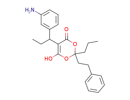 5-[1-(3-amino-phenyl)-propyl]-6-hydroxy-2-phenethyl-2-propyl-[1,3]dioxin-4-one
