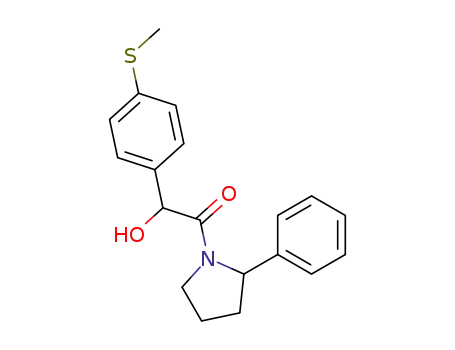 1-[2-hydroxy-2-(4-methylthiophenyl)]ethanoyl-2-phenylpyrrolidine