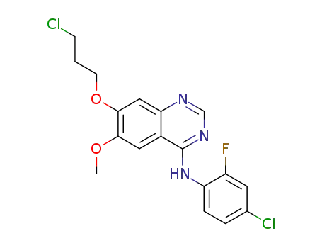 N-(4-chloro-2-fluorophenyl)-7-(3-chloropropoxy)-6-methoxyquinazolin-4-amine