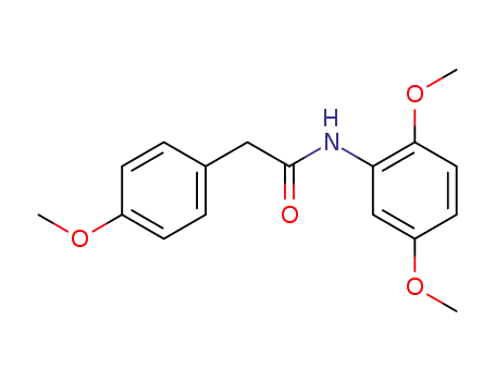 Molecular Structure of 256424-18-7 (N-(2,5-dimethoxyphenyl)-2-(4-methoxyphenyl)acetamide)