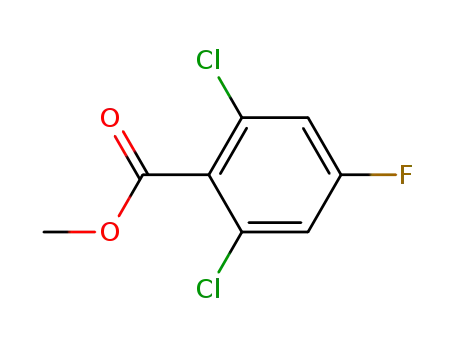 Molecular Structure of 232275-56-8 (Methyl 2,6-dichloro-4-fluorobenzoate)
