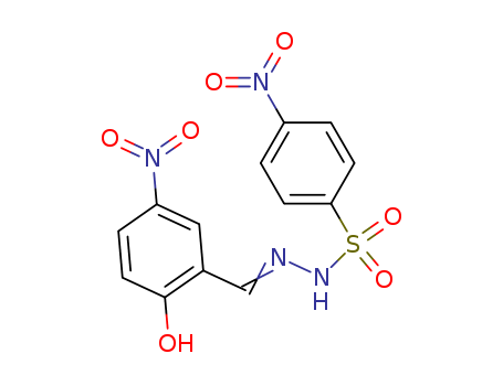 4-nitro-N-[(3-nitro-6-oxo-1-cyclohexa-2,4-dienylidene)methyl]benzenesulfonohydrazide cas  5446-50-4