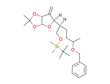 [(S)-5-Benzyloxy-2-((3aR,5R,6aR)-2,2-dimethyl-6-methylene-tetrahydro-furo[2,3-d][1,3]dioxol-5-yl)-hexyloxy]-tert-butyl-dimethyl-silane