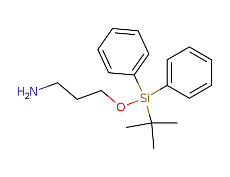 Molecular Structure of 134304-48-6 (1-Propanamine, 3-[[(1,1-dimethylethyl)diphenylsilyl]oxy]-)