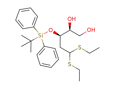 (2S,3R)-3-(tert-Butyl-diphenyl-silanyloxy)-5,5-bis-ethylsulfanyl-pentane-1,2-diol