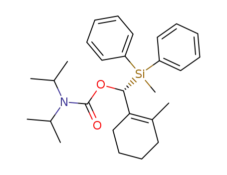 (R)-(2-methyl-1-cyclohexenyl)(methyldiphenylsilyl)methyl N,N-diisopropylcarbamate
