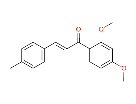 Molecular Structure of 30929-45-4 ((2E)-1-(2,4-dimethoxyphenyl)-3-(4-methylphenyl)prop-2-en-1-one)