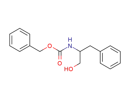 Molecular Structure of 73747-40-7 (1-Benzyl-2-hydroxyethylcarbamic acid benzyl ester)