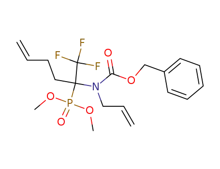 Carbamic acid,
[1-(dimethoxyphosphinyl)-1-(trifluoromethyl)-4-pentenyl]-2-propenyl-,
phenylmethyl ester