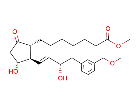 7-{(1R,2R,3R)-3-Hydroxy-2-[(E)-(S)-3-hydroxy-4-(3-methoxymethyl-phenyl)-but-1-enyl]-5-oxo-cyclopentyl}-heptanoic acid methyl ester