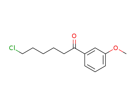 Molecular Structure of 258882-50-7 (6-CHLORO-1-(3-METHOXYPHENYL)-1-OXOHEXANE)