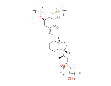 1α,3β-bis[(t-butyldimethylsilyl)oxy]-26,26,26,27,27,27-hexafluoro-23-oxo-9,10-secocholesta-5(Z),7(E),10(19)-trien-25-ol