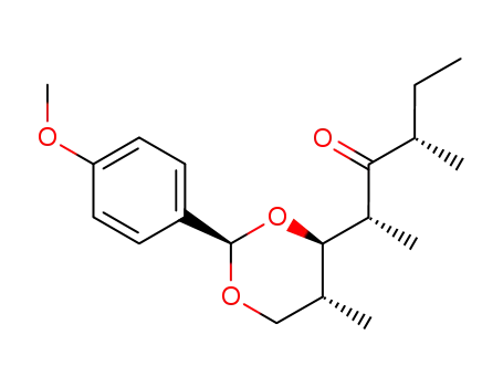 [3S,4S,5R,5(2R),5(4R)]-5-{2-(4-methoxyphenyl)-5-methyl[1,3]dioxan-4-yl}-3-methylhexan-4-one