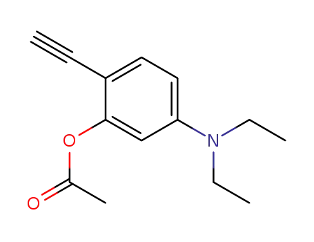 3-diethylamino-6-ethynylphenyl acetate