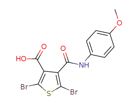 Molecular Structure of 1598412-45-3 (C<sub>13</sub>H<sub>9</sub>Br<sub>2</sub>NO<sub>4</sub>S)