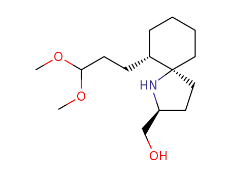 1-Azaspiro[4.5]decane-2-methanol, 6-(3,3-dimethoxypropyl)-,
(2S,5S,6S)-