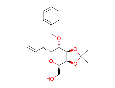 ((3aS,4R,6R,7S,7aR)-6-Allyl-7-benzyloxy-2,2-dimethyl-tetrahydro-[1,3]dioxolo[4,5-c]pyran-4-yl)-methanol