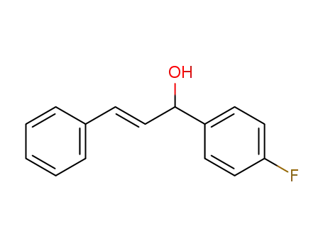 Molecular Structure of 134747-51-6 (trans-1-(4-fluorophenyl)-3-phenylprop-2-en-1-ol)