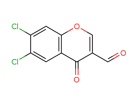 Molecular Structure of 64481-11-4 (6,7-DICHLORO-3-FORMYLCHROMONE)
