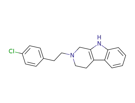 Molecular Structure of 71539-97-4 (2-(4-chlorophenetyl)-2,3,4,9-tetrahydro-1H-β-carboline)