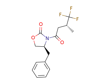 (S)-4-benzyl-3-((R)-4,4,4-trifluoro-3-methylbutanoyl)oxazolidin-2-one