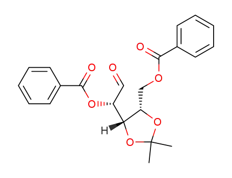 2,5-di-O-benzoyl-3,4-O-isopropylidene-aldehydo-L-ribose