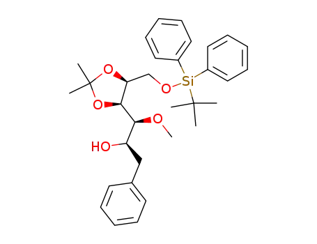 (1S,2R)-1-[(4S,5S)-5-(tert-Butyl-diphenyl-silanyloxymethyl)-2,2-dimethyl-[1,3]dioxolan-4-yl]-1-methoxy-3-phenyl-propan-2-ol