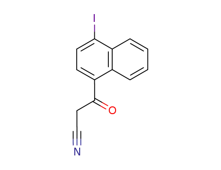 3-(4-Iodo-1-naphthyl)-3-oxopropanenitrile
