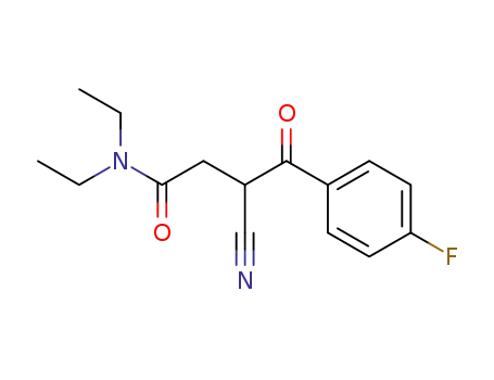 N,N-diethyl-[3-cyano-4-(4-fluorophenyl)-4-oxo]butanamide