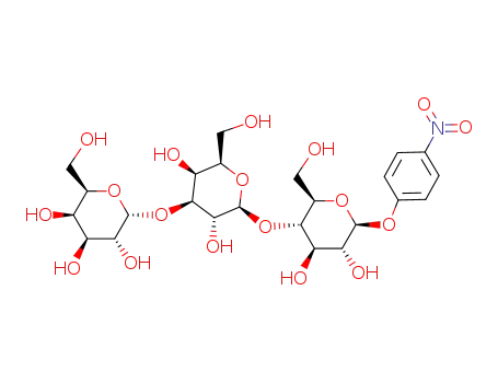 (2R,3R,4S,5R,6R)-2-{(2S,3R,4S,5S,6R)-2-[(2R,3S,4R,5R,6S)-4,5-Dihydroxy-2-hydroxymethyl-6-(4-nitro-phenoxy)-tetrahydro-pyran-3-yloxy]-3,5-dihydroxy-6-hydroxymethyl-tetrahydro-pyran-4-yloxy}-6-hydroxymethyl-tetrahydro-pyran-3,4,5-triol