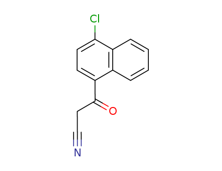 1-Naphthalenepropanenitrile,4-chloro-b-oxo-