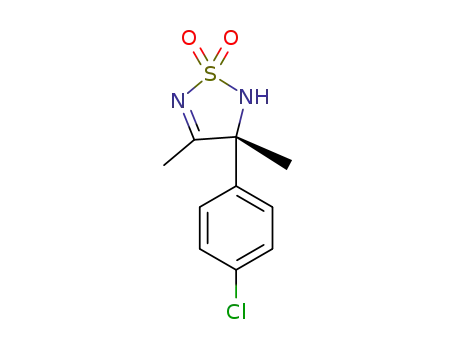 (R)-3-(4-chlorophenyl)-3,4-dimethyl-2,3-dihydro-1,2,5-thiadiazole-1,1-dioxide