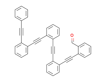 2-{2-[2-(2-phenylethynyl-phenylethynyl)-phenylethynyl]-phenylethynyl}-benzaldehyde