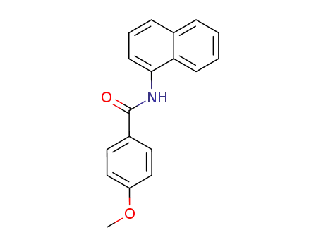Molecular Structure of 63295-63-6 (4-methoxy-N-(naphthalen-1-yl)benzamide)
