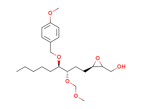 ((3R)-3-((3S,4R)-4-((4-methoxybenzyl)oxy)-3-(methoxymethoxy)nonyl)oxiran-2-yl)methanol