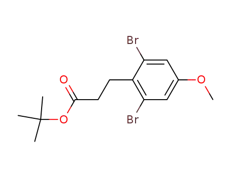 t-butyl 3-(2,6-dibromo-4-methoxyphenyl)-propionate