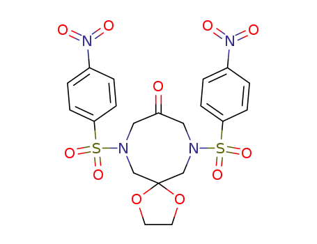 7,11-Bis[(4-nitrophenyl)sulfonyl]-1,4-dioxa-7,11-diazaspiro[4.7]dodecan-9-one