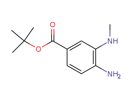 4-amino-3-methylamino-benzoic acid <i>tert</i>-butyl ester