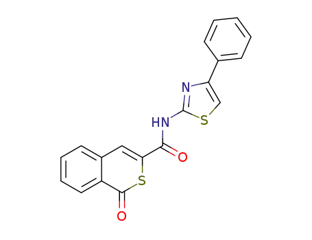 1-oxo-1H-isothiochromene-3-carboxylic acid (4-phenylthiazol-2-yl)amide