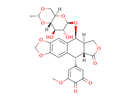 Molecular Structure of 105016-65-7 (Etoposide 3',4'-Quinone)
