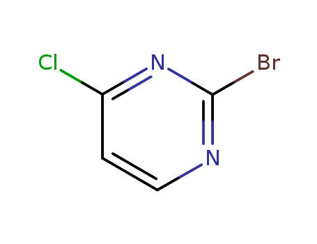 Pyrimidine, 2-bromo-4-chloro- (9CI)