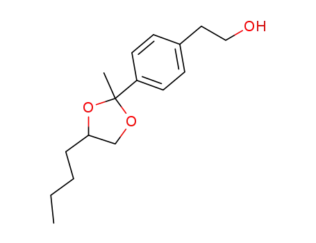 2-[4-(4-butyl-2-methyl-1,3-dioxolan-2-yl)phenyl]ethanol