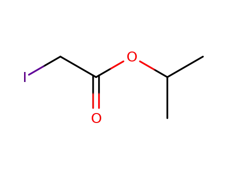 Molecular Structure of 64987-88-8 (Acetic acid, iodo-, 1-methylethyl ester)