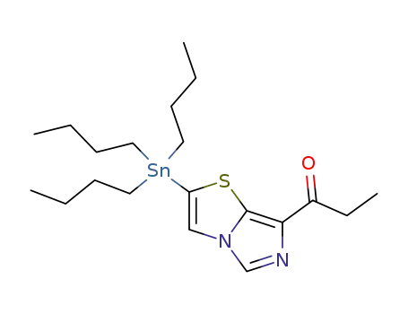 7-propionyl-2-(tri-n-butylstannyl)-imidazo[5,1-b]thiazole