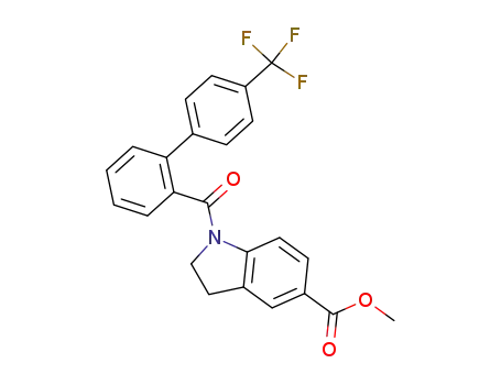 1-(4'-Trifluoromethyl-biphenyl-2-carbonyl)-2,3-dihydro-1H-indole-5-carboxylic acid methyl ester