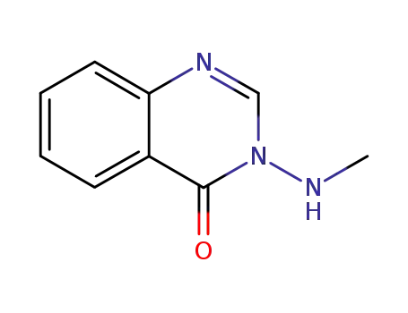 Molecular Structure of 60512-86-9 (3-(METHYLAMINO)-3,4-DIHYDROQUINAZOLIN-4-ONE)