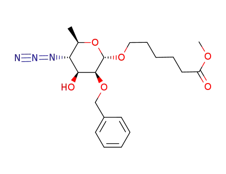 5'-methoxycarbonylpentyl 4-azido-2-O-benzyl-4,6-dideoxy-α-D-mannopyranoside